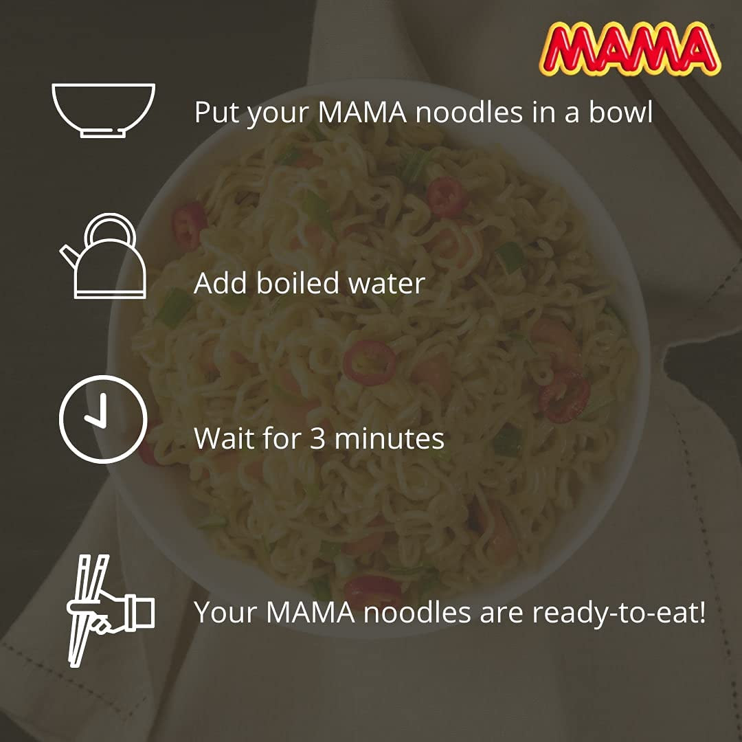MAMA - Instantní nudle se zeleninou - (1 x 60g)