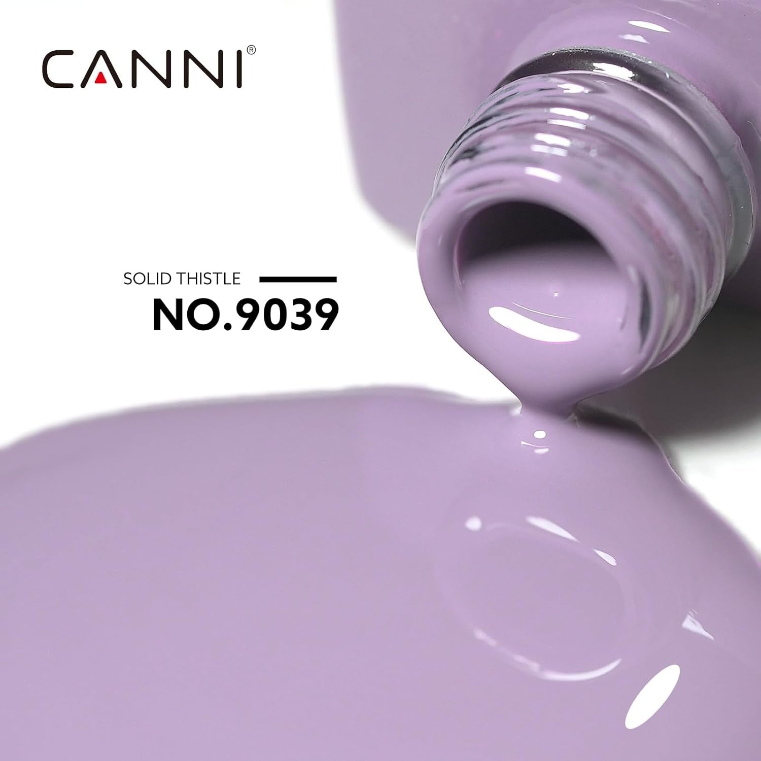 CANNI gel lak na nehty, semipermanentní, tmavě fialový, lak na nehty, UV gel, soak off, manikúra