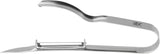 WMF Gourmet škrabka na chřest 17 cm, nerezová škrabka Cromargan Naty Shop