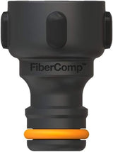 Fiskars Faucet Connector, pro faucety, Ø 21 mm (G 1/2"), FiberComp, univerzální velikost, 10 g, černá/oranžová, 1027053