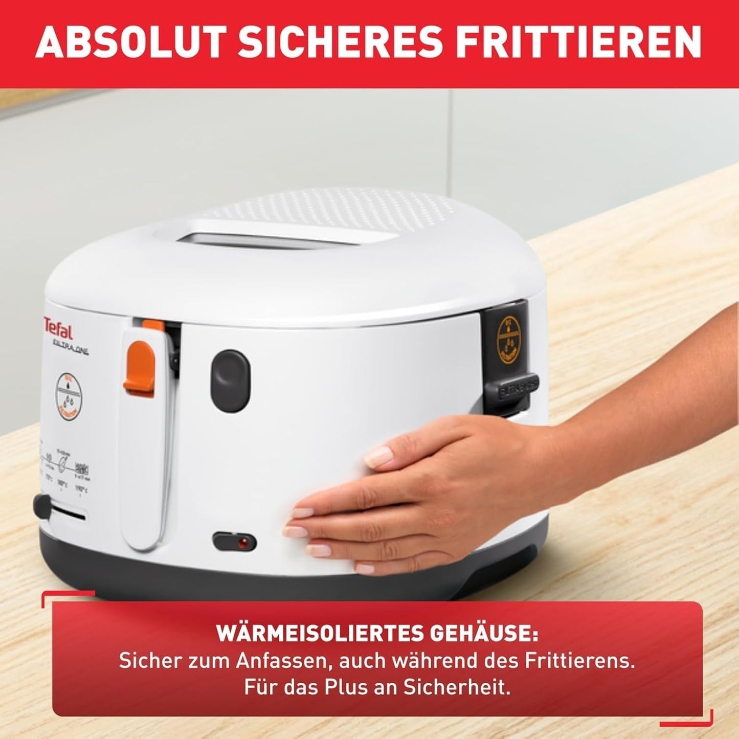 Fritéza Tefal FF1631 Filtra One, 1 900 W, Kapacita 1,2 kg Domácí spotřebiče Naty Shop
