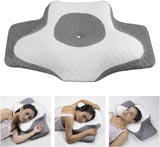 Topmener Memory Foam Ortopedický polštář, Nastavitelný polštář na krk, Butterfly Ergonomický ortopedický polštář pro podporu krku během spánku, Spací polštář pro záda a žaludek Spáče Krční ortopedické polštáře Naty Shop Výchozí název