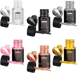 Tekuté jedlé třpytky, 60 ml Naty Shop Set 6 barev x 10 ml