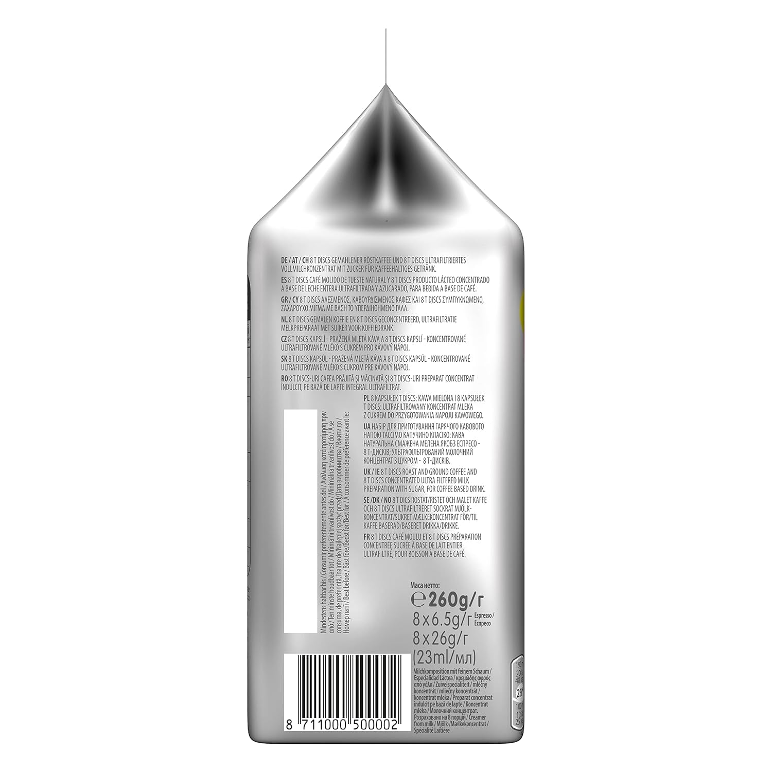 Tassimo Kapseln Jacobs Cappuccino Classico, 5 x 8 padů, 40 kafékapseln