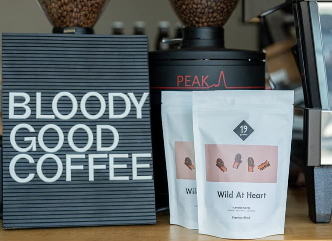 Wild At Heart Espresso | 250g Bohnenská husa poctivá a udržitelná | frisch geröstet | 100% Arabica Kaffeebohnen | speciální káva | 19 gramů Kaffeerösterei