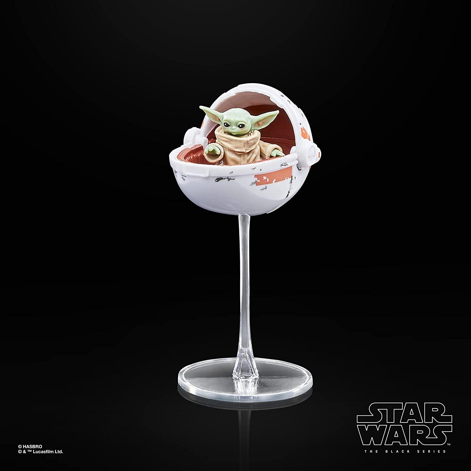 Star Wars Hasbro Black Series Grogu, Figurka Mandaloriana Zu, Vhodné pro 15cm sběratelské akční figurky, Pro děti od 4 let, Multi, F4357 Akční figurky Naty Shop