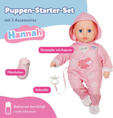 BABY Born Hannah Play with Me - Panenka s 5 funkcemi - Tělo z měkkého materiálu včetně příslušenství - Panenka 36 cm - Provoz na baterie - Vhodné pro děti od 1 roku