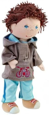 HABA 306528 - Panenka Lian - Plyšová panenka pro děti od 18 měsíců na hraní a objímání z měkkých materiálů - Velikost: 30 cm Naty Shop Dolls