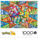 Buffalo Games - Pokemon - Starter z barevného skla - skládačka 1000 dílků Puzzle Naty Shop