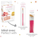 ScrapCooking, sada 3 potravinářských barviv, zlatá, růžovo-zlatá a rubínová, metalické odstíny, 3 x 5 gramů Naty Shop