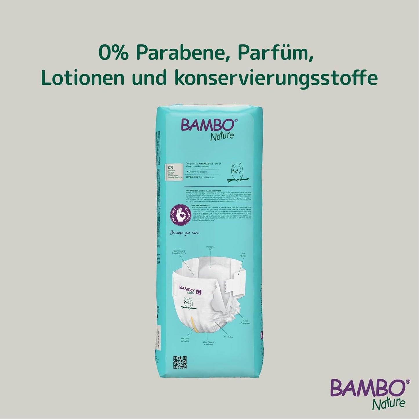 Bambo Nature Premium Eco plenky, velikost 6, 1,63 kg