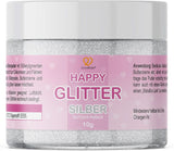 Goodbake Happy Glitter Gold - Jedlé třpytky na potraviny, 10 gramů Glitter Naty Shop Silver