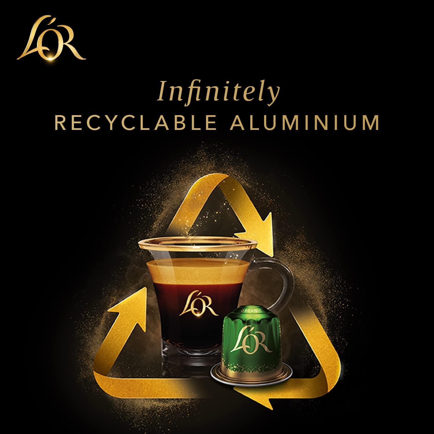 L'OR Barista Kaffeekapseln Ristretto, exkluzivně pro L'OR Barista Maschinen, 5er Pack, 5 x 10 kapsel