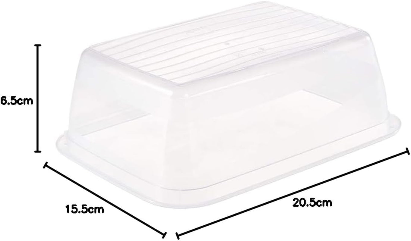 Kekeeper sada 3 dóz na potraviny, 3 x 1,25 l, 20,5 x 15,5 x 6,5 cm, Fredo Fresh, průhledná modrá Dózy na potraviny Naty Shop