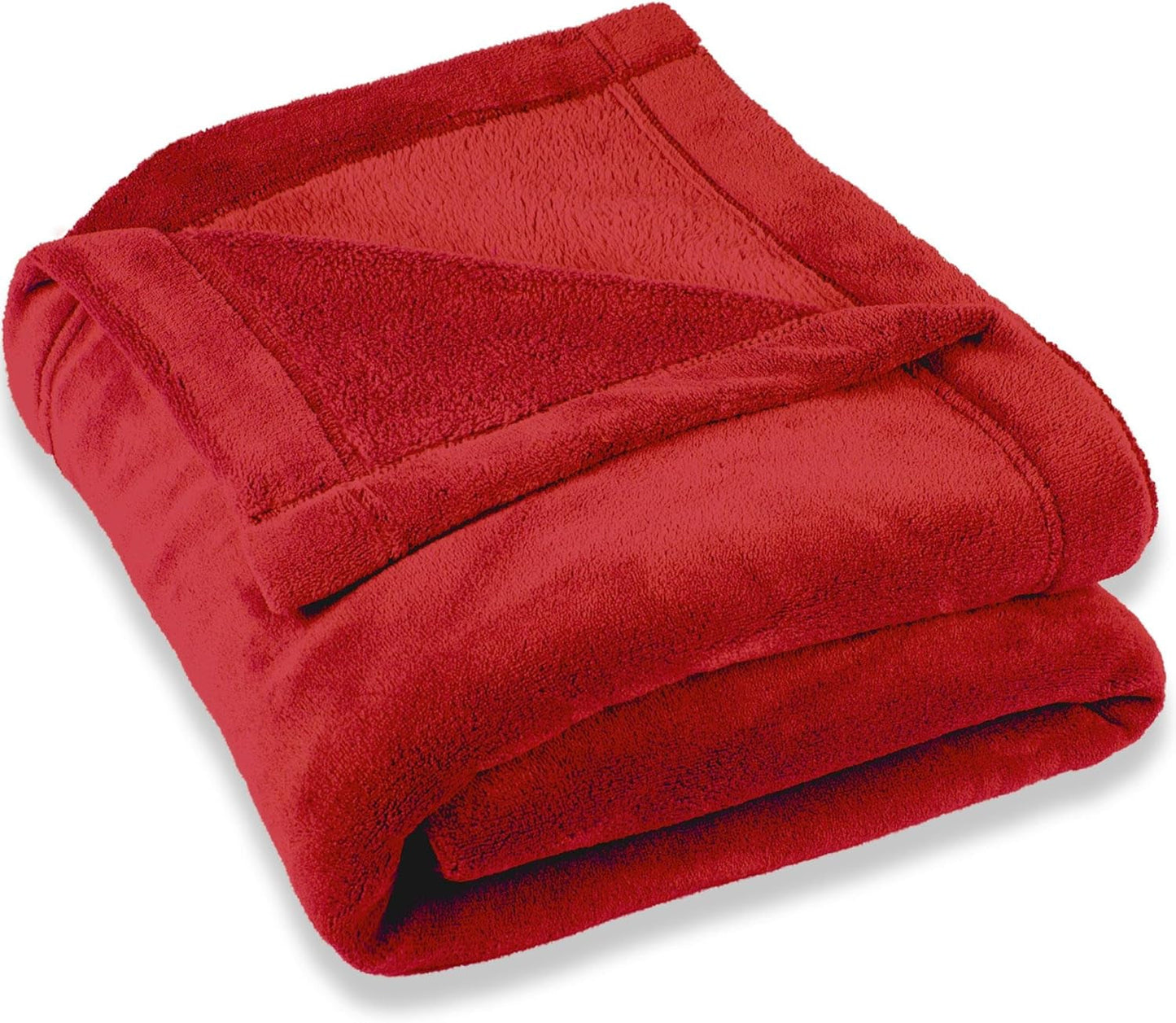 Celinatex nadýchaná deka XXL 220 X 240 Cm červená pohovka deka hřejivá měkká deka z mikrovlákna Fleece Oeko-Tex Montreal Postele a přikrývky Besuche den CelinaTex-Store Red 220 X 240 Cm