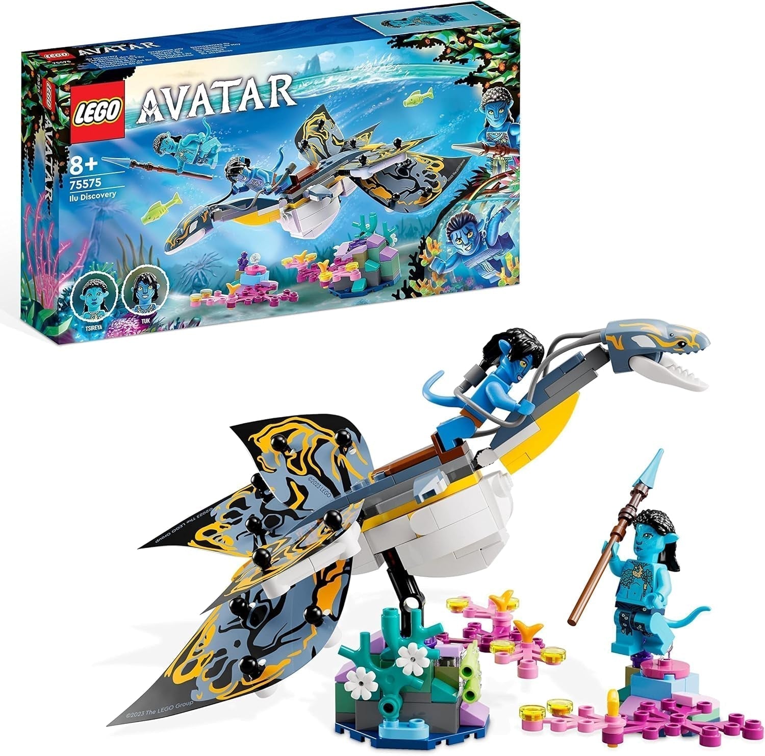 LEGO Avatar The Discovery of Ilu Water Path Stavebnice s podvodní postavičkou Sada kolekce Pandora pro děti a filmové fanoušky od 8 let 75575 Stavebnice Besuche den LEGO-Store Výchozí název