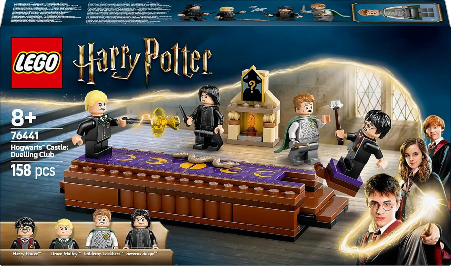 Stavebnice LEGO Harry Potter Bradavický hrad: Soubojnický klub se 4 minifigurkami vč. Draco Malfoy, Gilderoy Lockhart & Severus Snape, sada S funkcí Pro chlapce a dívky ve věku 8+ 76441 Stavebnice Besuche den LEGO-Store