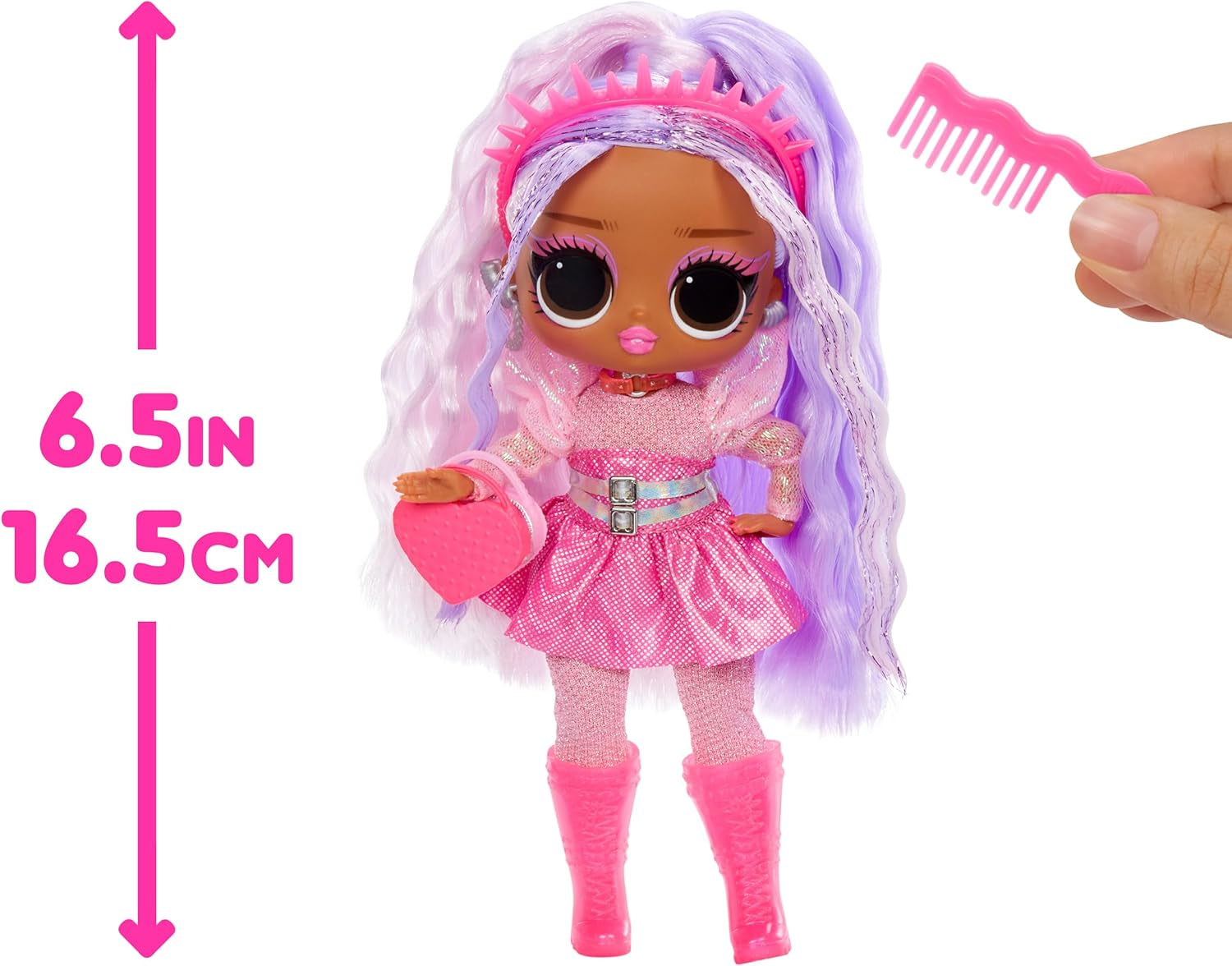 L.O.L. Překvapení! Tweens Neon Pop Stars - Kitty K - 1 módní panenka s podsvícenými překvapeními a 10+ oblečky a doplňky Pop Star, včetně retro mikropásek, dárek pro děti 4+ Naty Shop Dolls