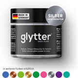 Glitter Glitter Powder For Drinks (Silver) - Jedlé třpytky do nápojů, 10 gramů Glitter Naty Shop