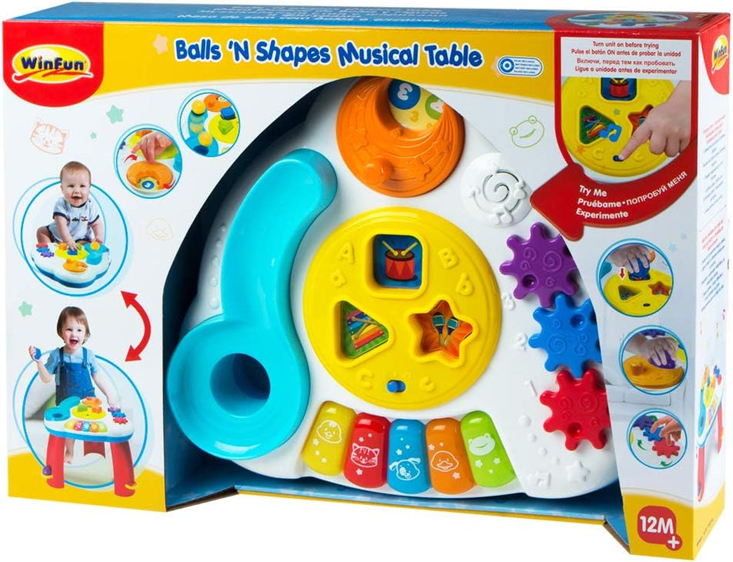 Barevný dětský hudební stůl Jucarii Bebe Naty Shop