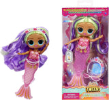 L.O.L. Překvapení! Tweens - Lola Waves Mermaid - módní panenka s ocasem měnícím barvu, pohyblivou ploutví a krásnými doplňky - hračka pro děti a sběratele od 4 let Naty Shop Cleo Cove Dolls