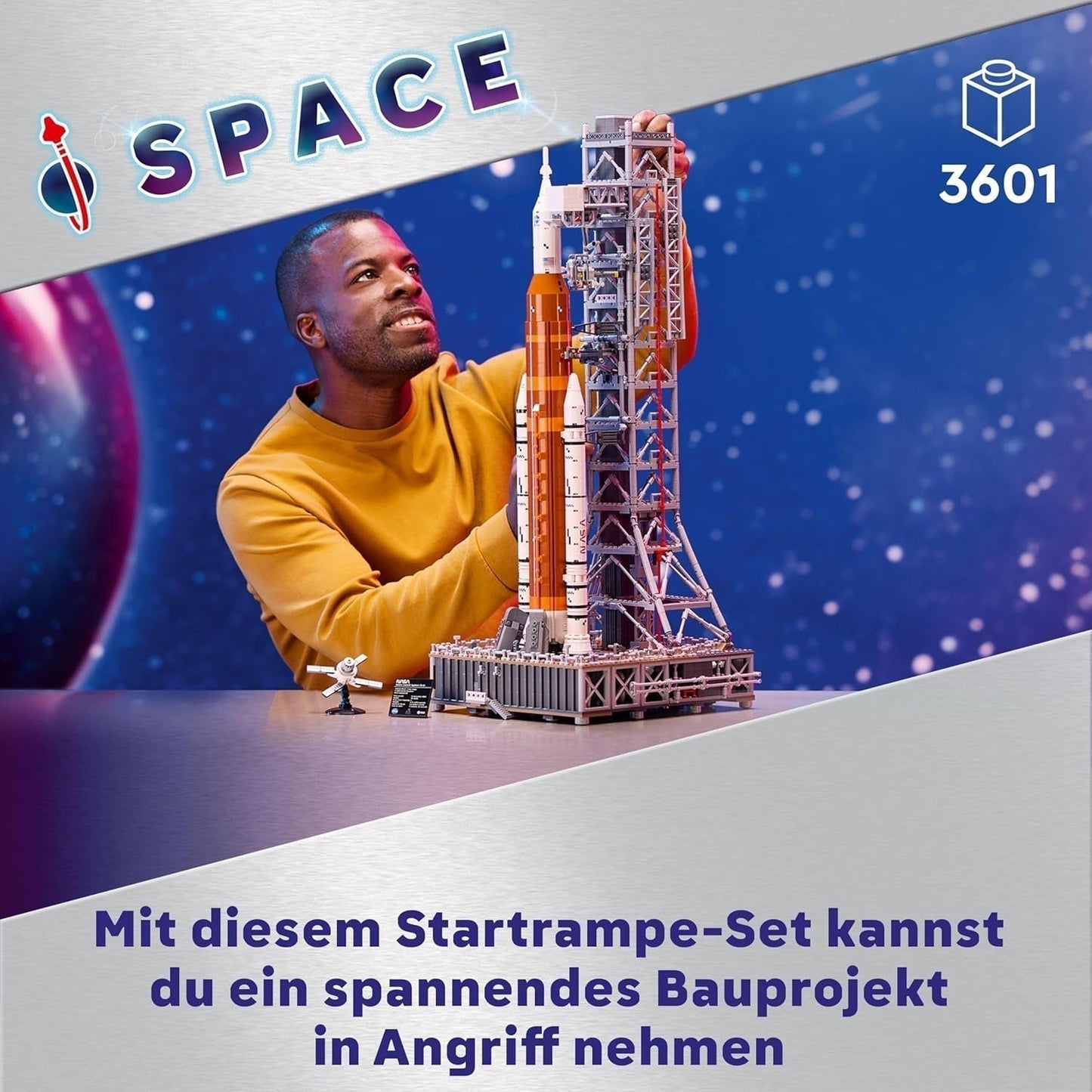 LEGO Icons NASA Artemis Launch Pad Dárkové dekorace do obývacího pokoje nebo kanceláře Stavebnice pro dospělé s vesmírnou kapslí Orion a odpalovací plošinou Sběratelský předmět 10341 Stavebnice Besuche den LEGO-Store