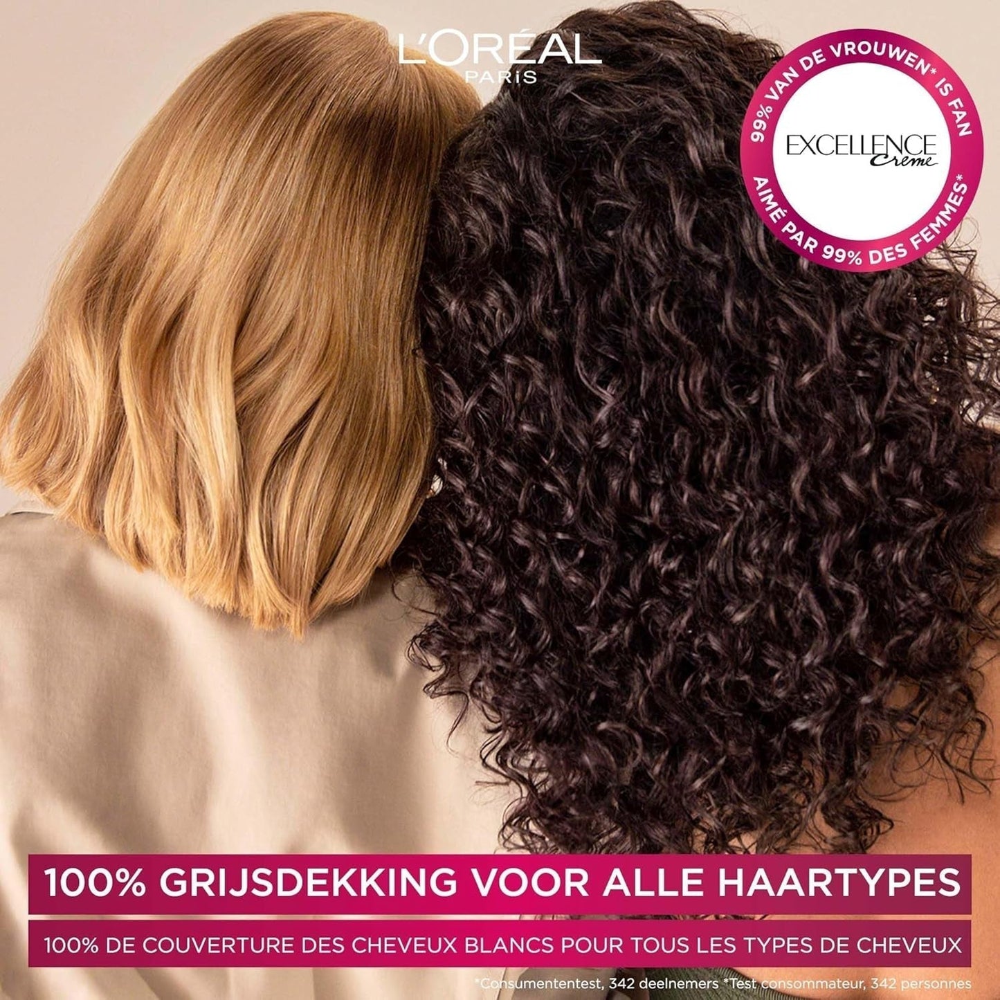 Paris Excellence Creme 7.43 Barva na vlasy červená - Barva na vlasy (červená, blond Cuuvré Gold, Belgie, 63 mm, 100 mm, 163 mm) Naty Shop Hair Dye