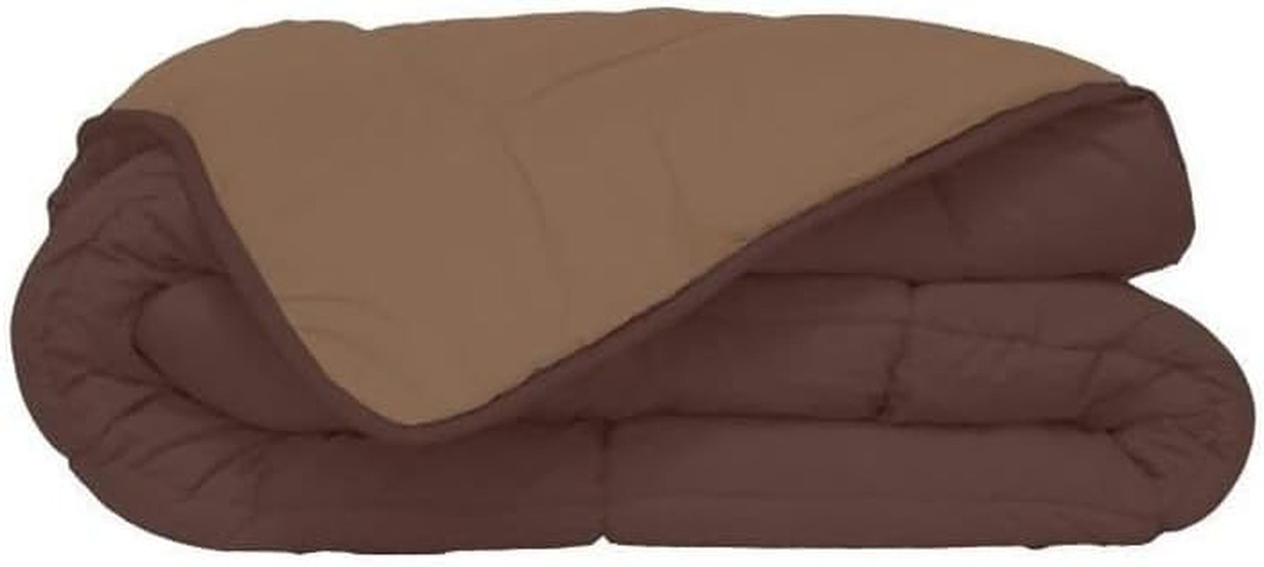 Calgary Povlak na přikrývku Polyester Čokoláda/Mocca, Polyester, Čokoláda/Moka, 240X220X1 Cm Přikrývky a přikrývky Naty Shop 260X240X1 cm