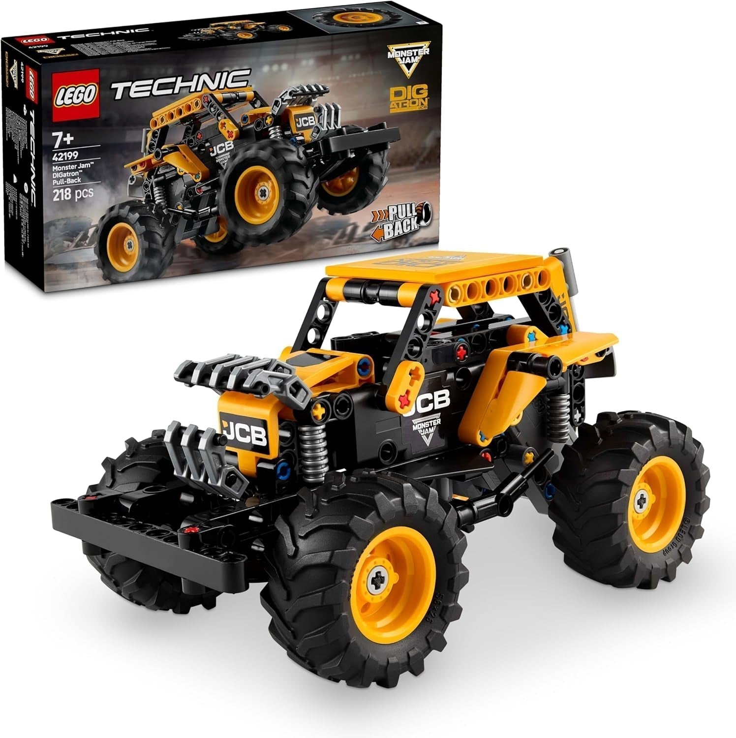 LEGO Technic Monster Jam Digatron, stavebnice Monster Truck pro děti, stavebnice pro děti, chlapce a dívky od 7 let, nápady na dárky pro fanoušky Monster Trucks a motorsportu 42199 stavebnic Besuche den LEGO-Store Výchozí název