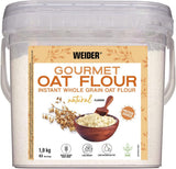 Weider Gourmet Oatmeal (1,9 kg) s příchutí brownie. Celozrnné ovesné vločky. Zdroj bílkovin s nízkým obsahem cukru.