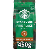 STARBUCKS Pike Place Roast, Mittlere Röstung, Ganze Kaffeebohnen 450 g (4er Pack)