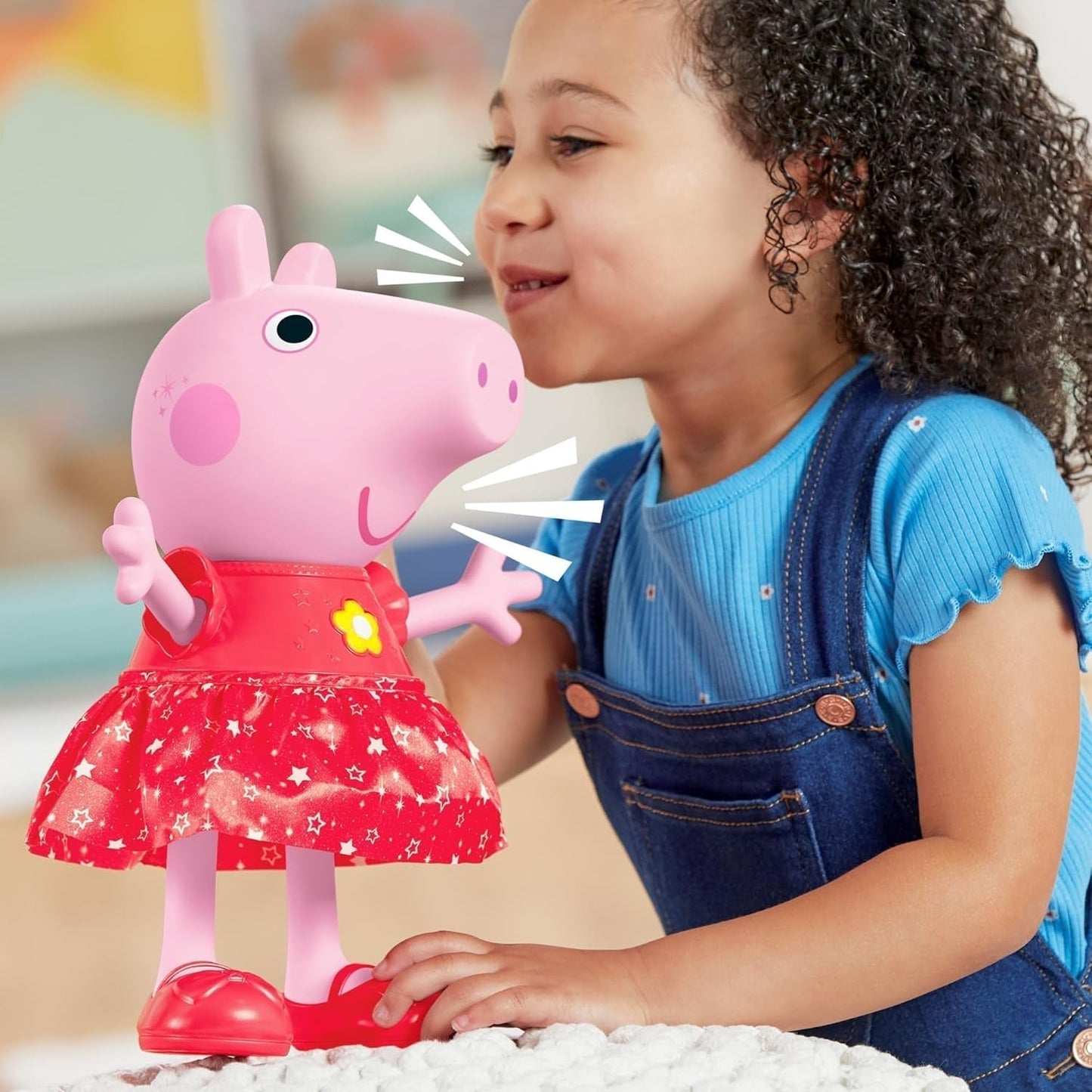 Peppa Pig Peppa'S Mud Puddle Party Doll - německá verze, růžové nebo růžové panenky Naty Shop