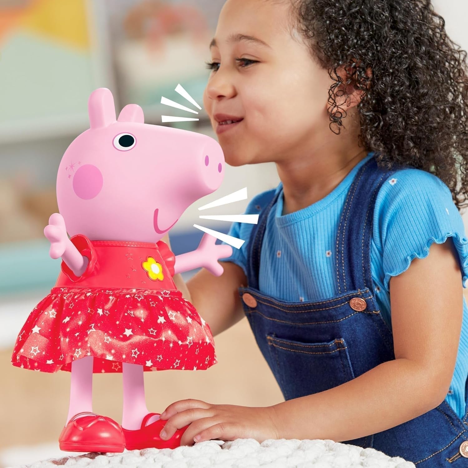 Peppa Pig Peppa'S Mud Puddle Party Doll - německá verze, růžové nebo růžové panenky Naty Shop
