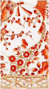Porcelánové ručníkové ubrousky pro hosty Coral Gold, 15 v balení