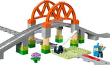 LEGO DUPLO Městský železniční most a koleje – rozšiřující sada, dárek pro děti od 2 let, stavebnice a rekonstrukční sada, předškolní vývojová sada, vzdělávací hračka 10426 stavebnic Besuche den LEGO-Store