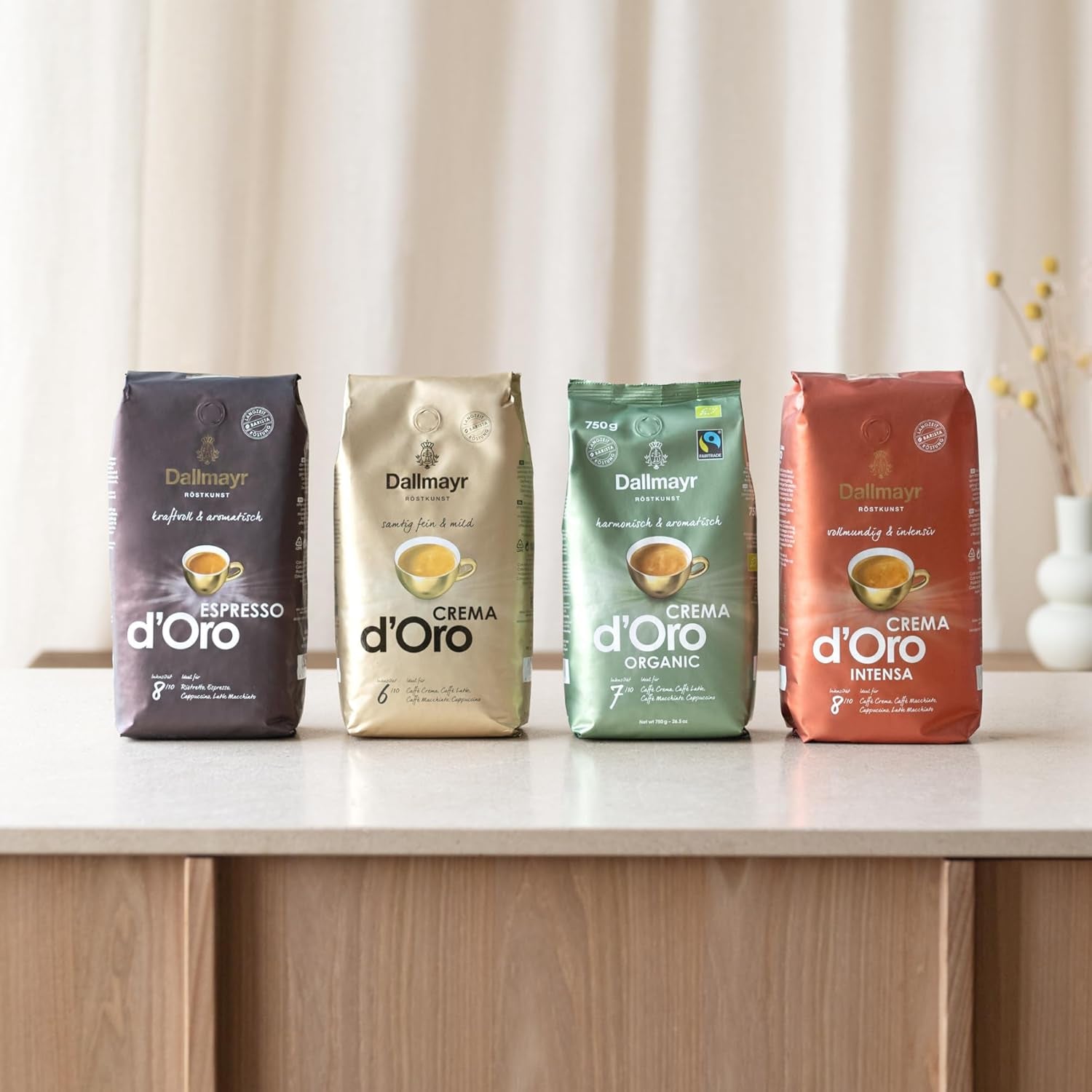 Espresso d'Oro 1000g ganze Bohne