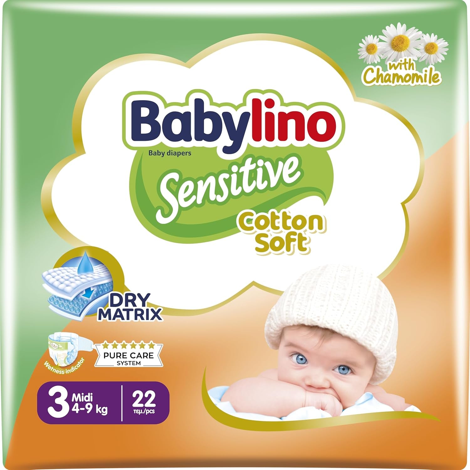 Pleny pro citlivá miminka, velikost 7, extra velké plus (+15 kg), 14 kusů