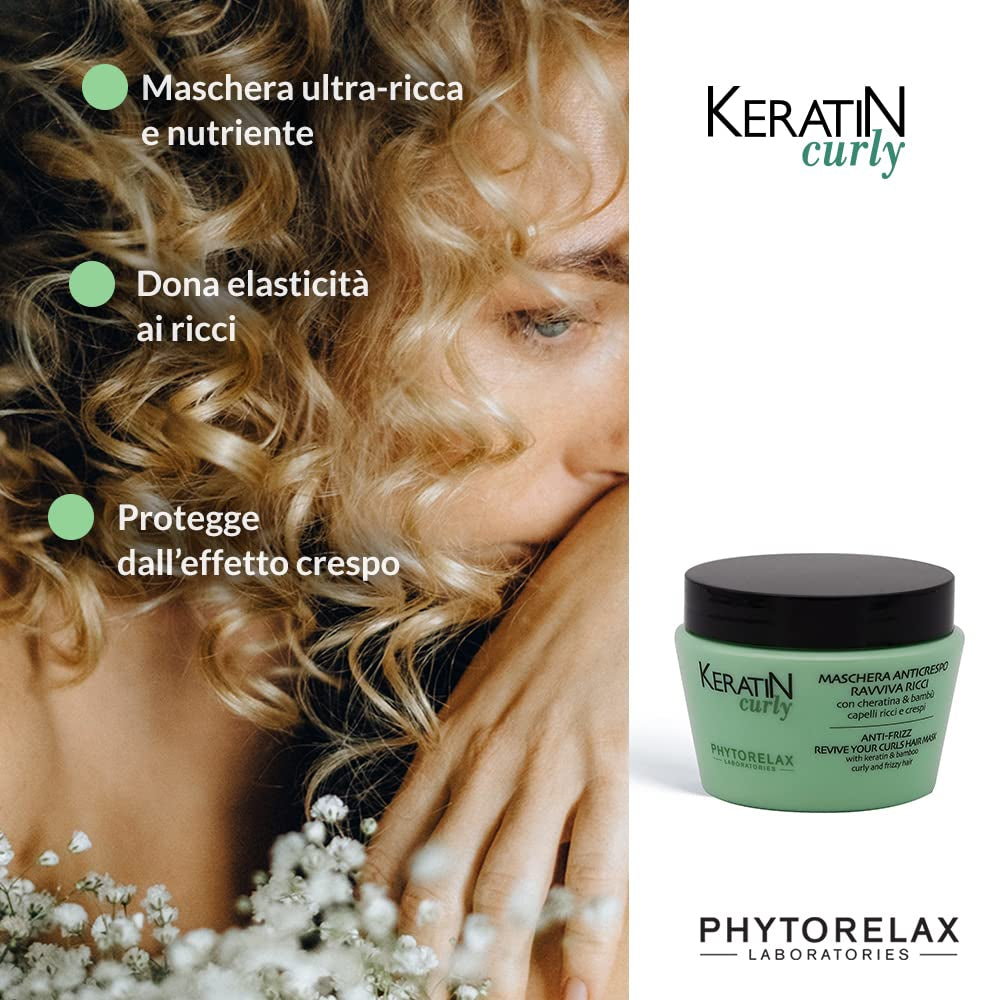 Phytorelax Laboratories maska na vlasy pro kudrnaté vlasy - 250 ml Naty Shop maska na vlasy