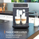 KRUPS Evidence One automatický kávovar na espresso s hadicí na mléko, cappuccino na jeden dotek, 12 speciálních nápojů, funkce 2 šálků, barevný displej, kávovar, certifikát TÜV, černá, EA895N10