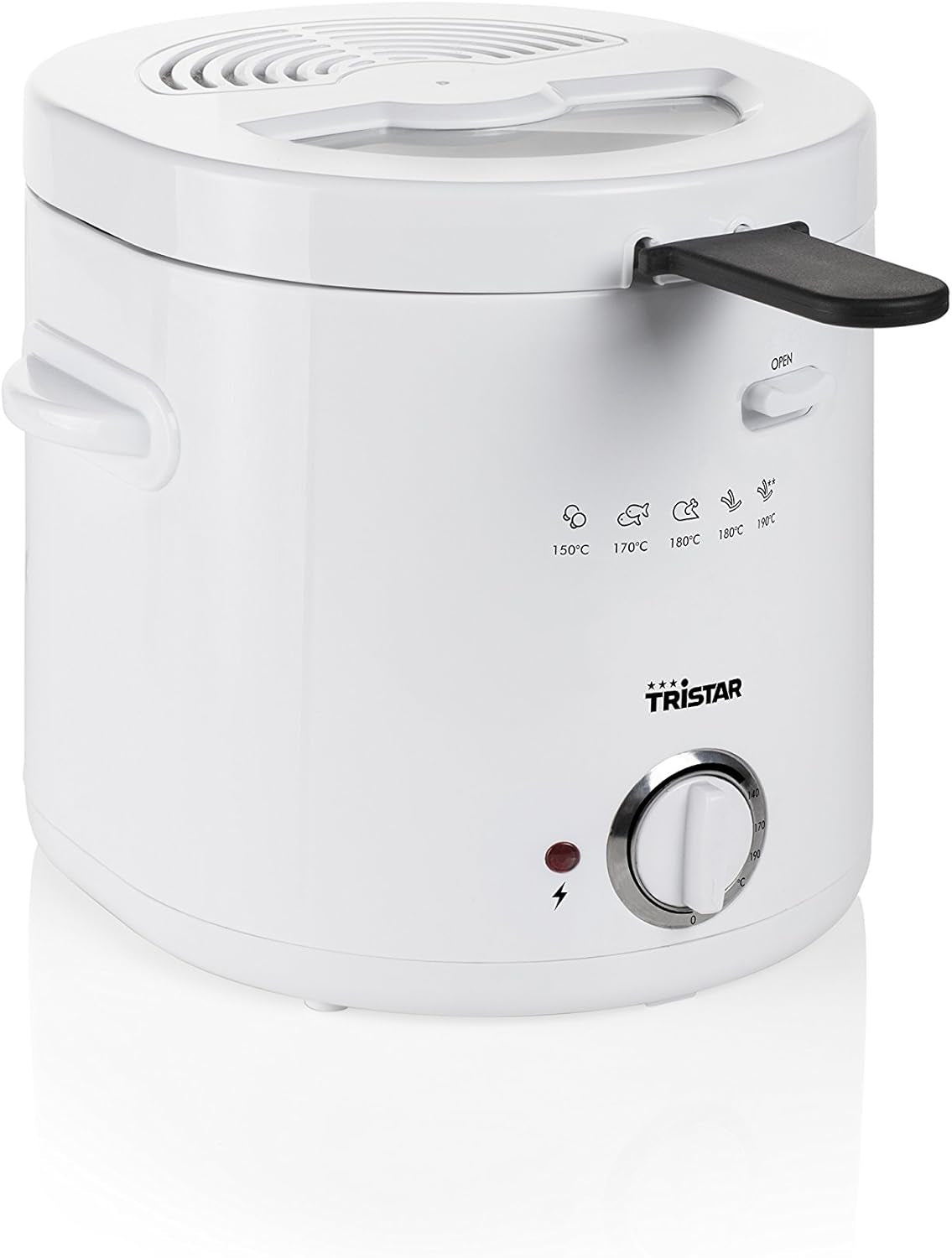 Fritéza Tristar FR-6941 - termostat, 1,5 l, 1000 W, bílá Spotřebiče Naty Shop