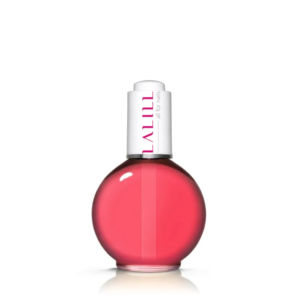 LALILL Olej na nehtovou kůžičku 75 ml - Himbeere Nagelpflegeöl - Nagelöl Pflege Für Nägel Nagelhaut - SPA Maniküre Naildesign Hände - Vegan - S pipetou