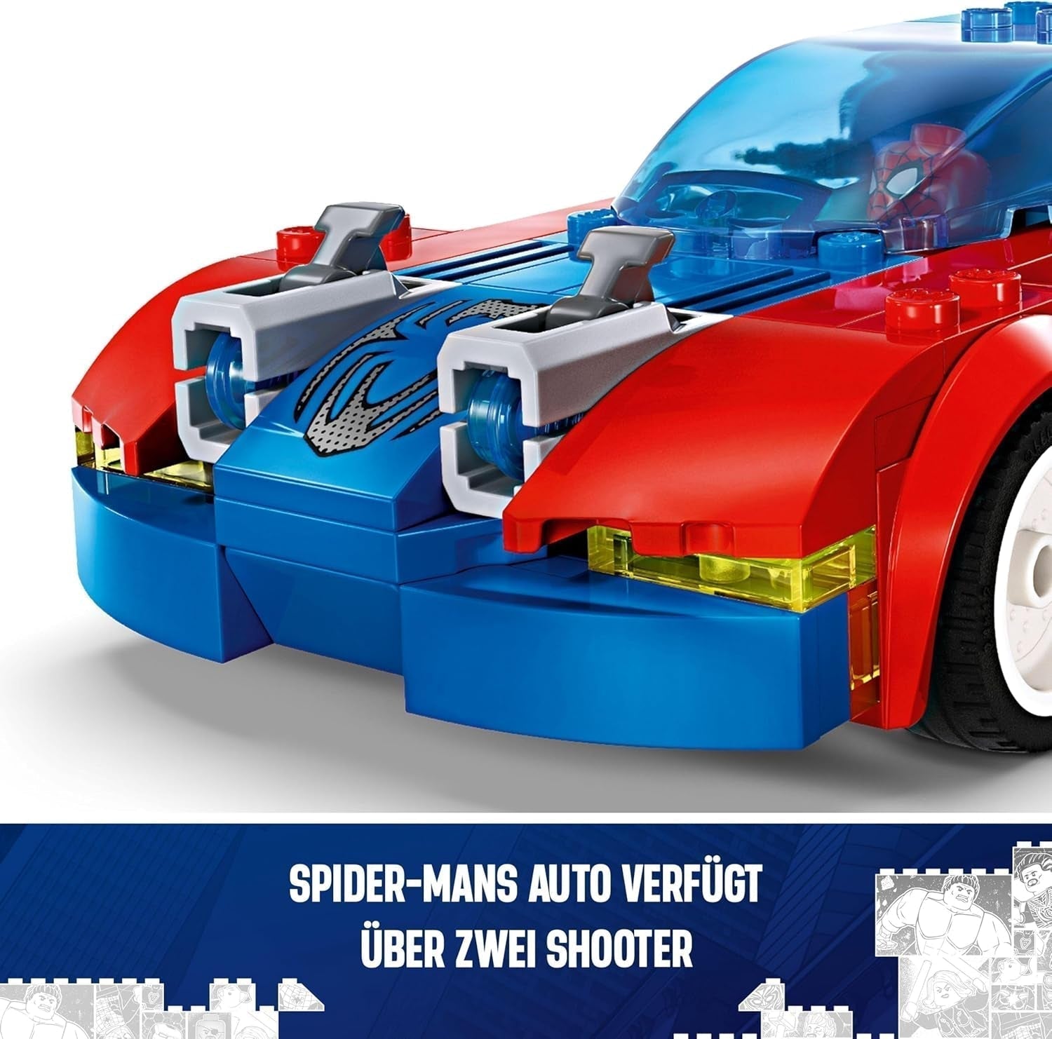 LEGO Marvel Spider-Man závodní auto a Venom Green Goblin, Spidey Role Play Hračka s figurkami superhrdinů a sestavitelným autem, Dárek pro děti, chlapce a dívky 7 let 76279 Stavebnice Beuche den LEGO-Store