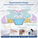Hothands Memory Foam Polštář Ergonomický ortopedický polštář Boční Zadní Polštář pro úlevu od bolesti břicha Zlepšení kvality spánku 62X41X13/11cm Krční ortopedické polštáře Naty Shop
