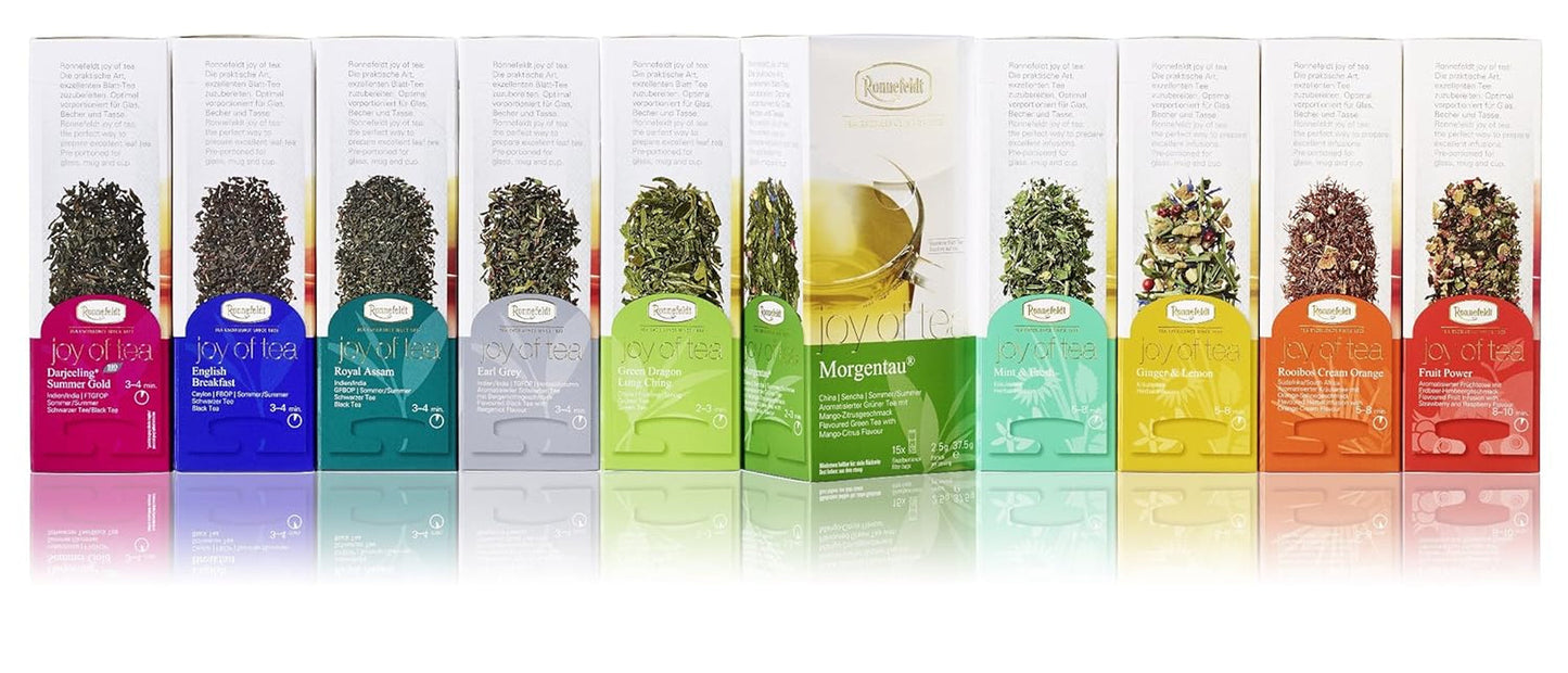Fruit Power "Joy of Tea" - Ovocný čaj s příchutí jahod a malin, 15 čajových sáčků, 54 g