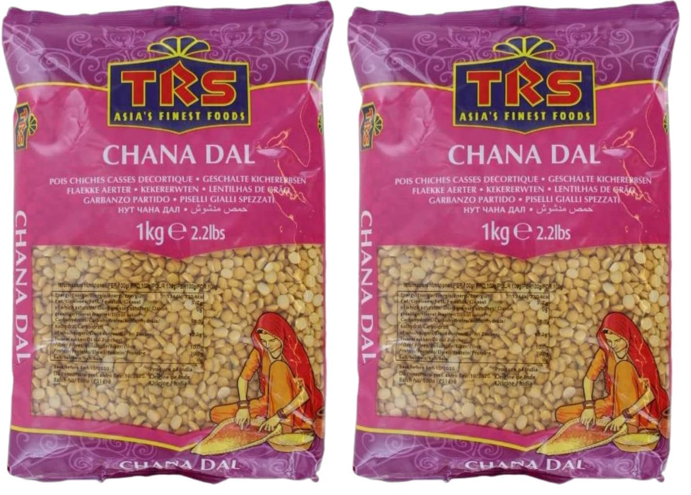 TRS - Cizrna (Chana Dal) - (1 x 1 kg)