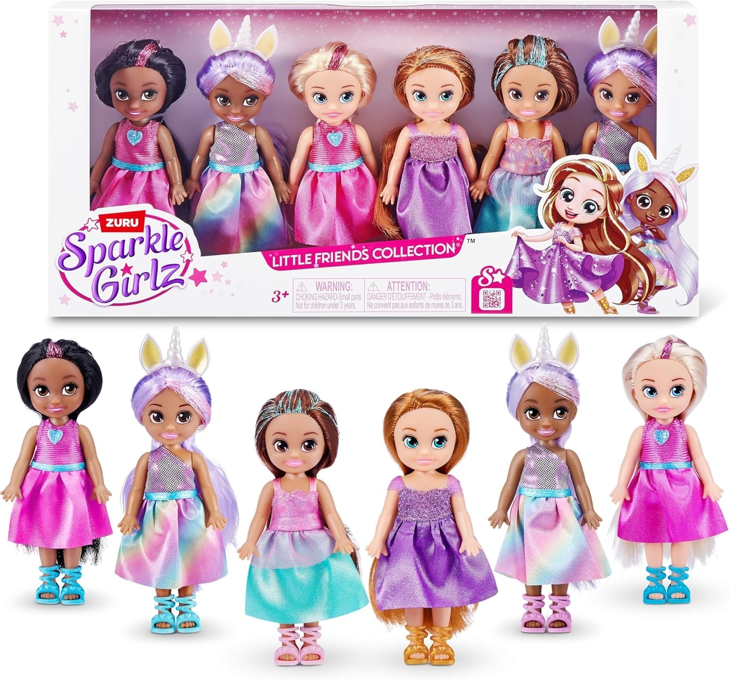 Sběratelské princezny módní panenky, princezna oblékací panenky (6 balení)
