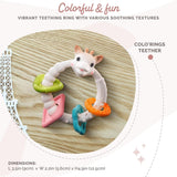Sophie Girafa – Colors Teething Ring byla 1 jednotka 010120