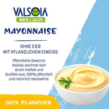 Bezvaječná sójová rostlinná majonéza, ideální pro vegany a vegetariány, univerzální v kuchyni, 4 x 150 ml