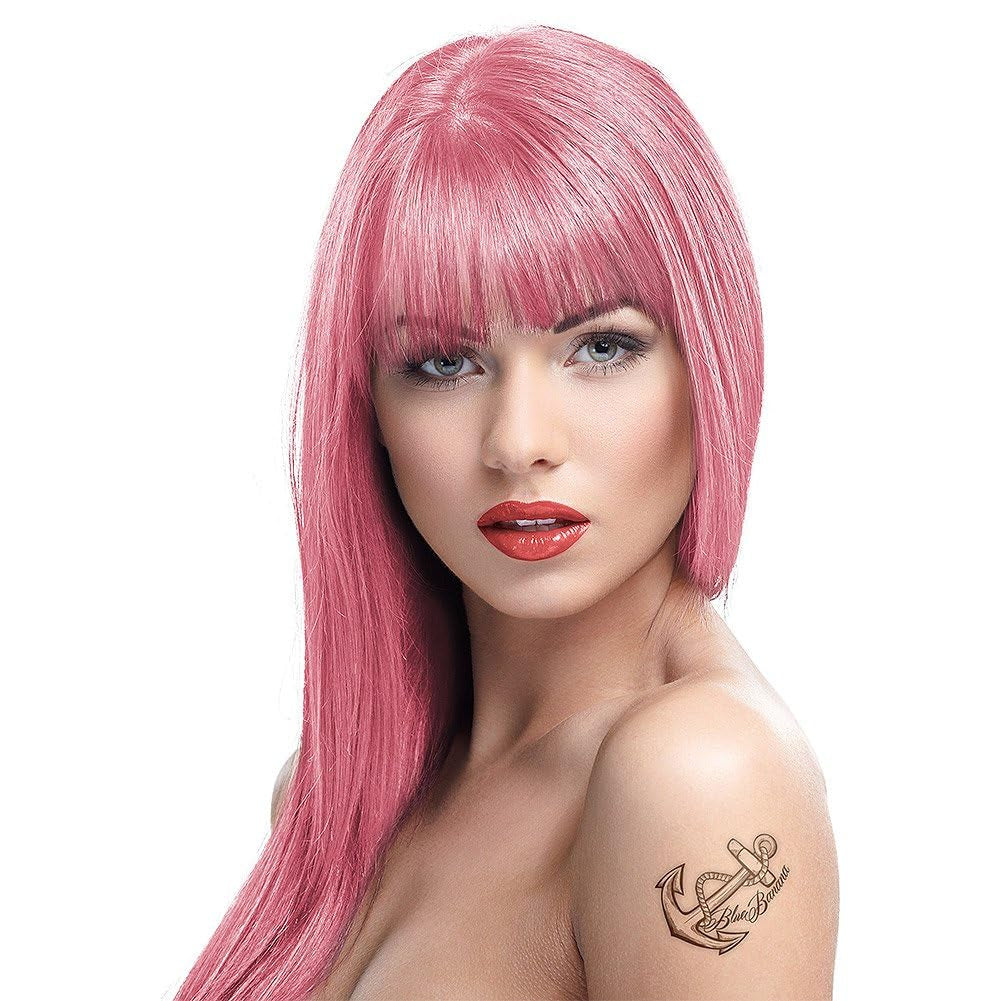 GO TOXIC UV semipermanentní krém na barvení vlasů, 100 ml (1 balení) Barva na vlasy Naty Shop Rose 200 Ml (1 balení)