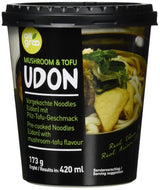 Allgroo Udon Cup instantní nudle – chutná a pikantní polévka Udon z mořských plodů – rychlá příprava (1 x 173 g)